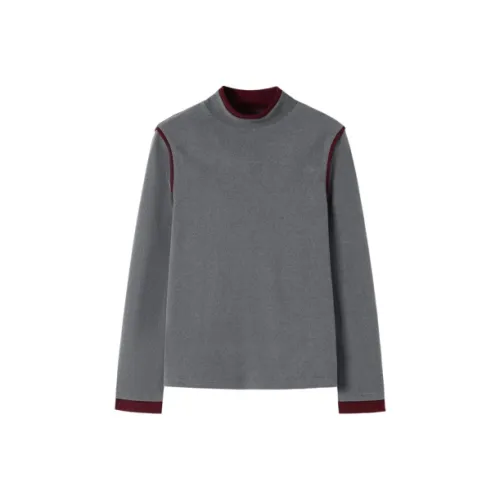 SHANGJING Серый Женский Трикотаж