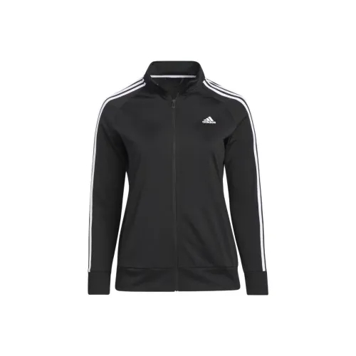 Adidas Essential Спортивный Ретро Стиль Куртки и Пальто Женские Черные