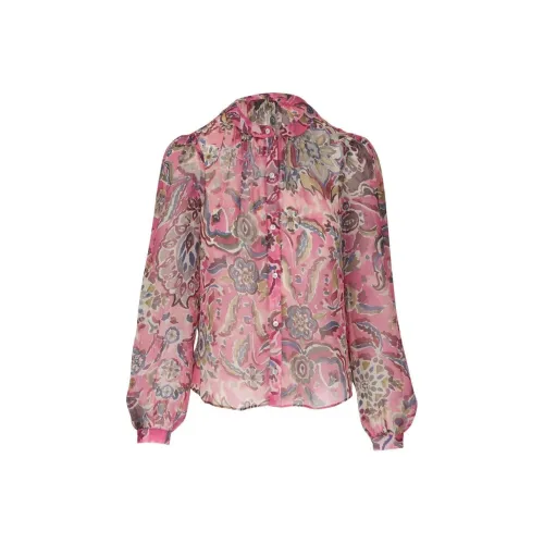 Veronica Beard SS24 Рубашка Женская Розовая