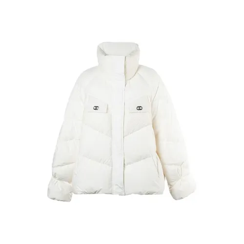 LOFT SHINE Белая Женская Пуховая Куртка
