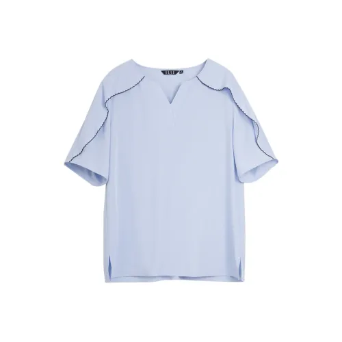 ELLE Светло-синие Женские Рубашки