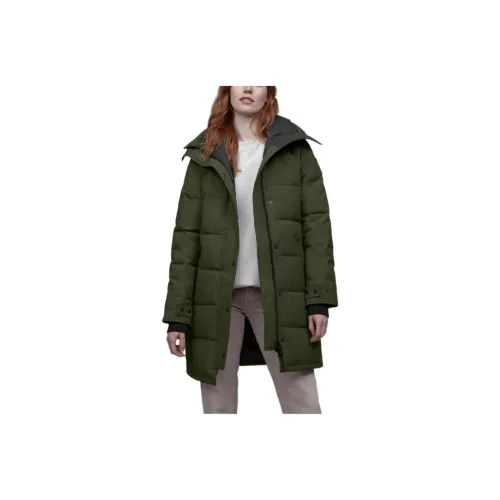 Canada Goose Shelburne Series Пуховик Женский Армейский Зеленый