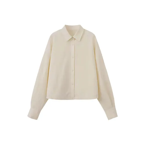 Homemade Willow Silk Рубашка Женская MORNING Бежевый