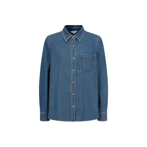 JZ. ANNAKRO Рубашка Женская оттенки синего