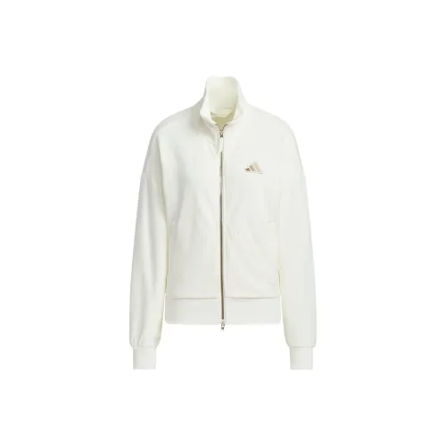 Adidas LOGO KN JKT Куртка Женская Нефритовый Белый
