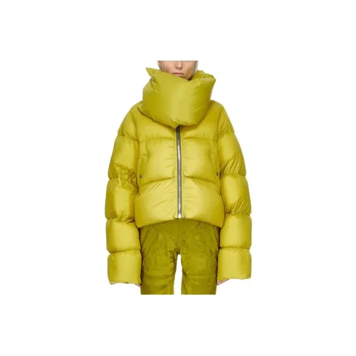 RICK OWENS LUXOR ACID Желтая Женская Куртка