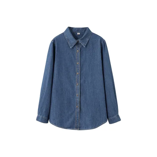 DonnaZilan Синие Женские Рубашки