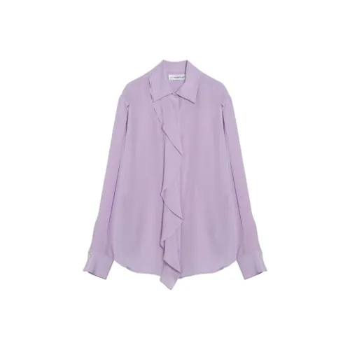 VICTORIA BECKHAM Рубашка Женская Фиолетовая
