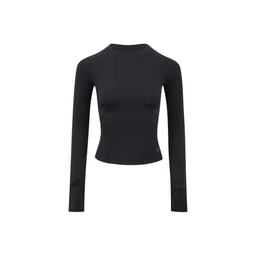 Ariseism Двойной тон плотное прилегание длинный рукав рубашка женские