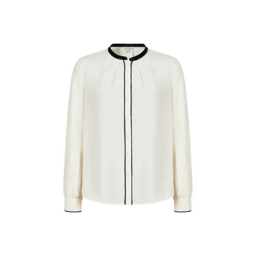 JZ. ANNAKRO Экрю Женские Рубашки