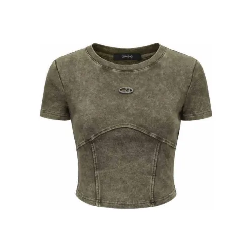 GIMING Зеленые Женские Футболки