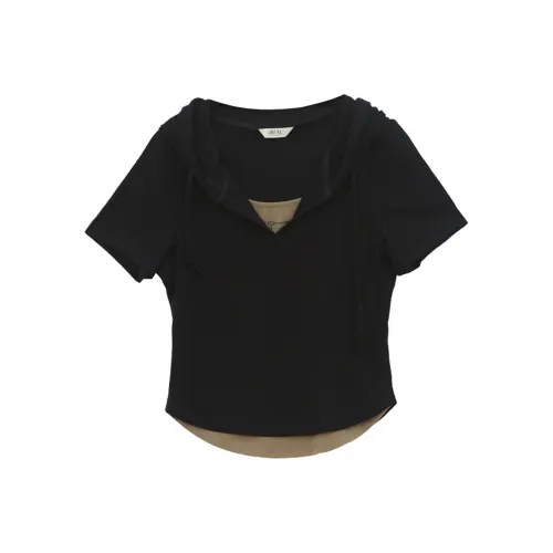 Размер IT'REAL Черный Женские Футболки