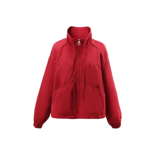 A paradise for awakening Куртка Женская Бордовая