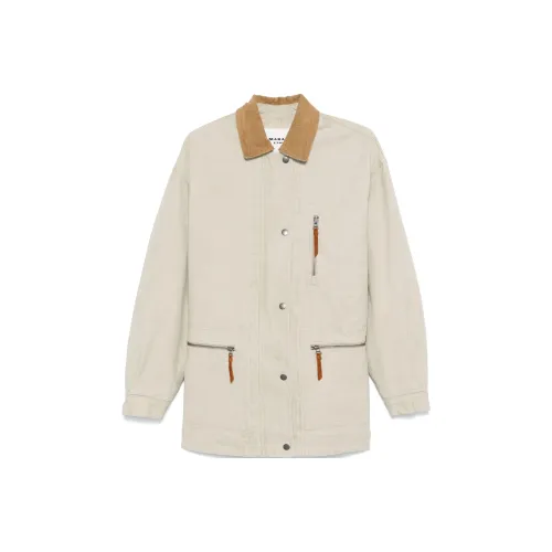 ISABEL MARANT ETOILE FW24 Куртки и пальто Женские Миндально-бежевый