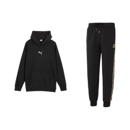 PUMA Team Толстовка TR Повседневная Спортивная Одежда Мужская Черная