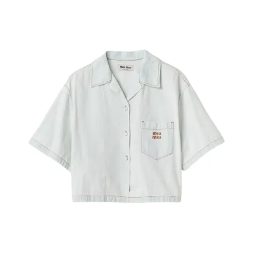 MIU MIU Белые Женские Рубашки