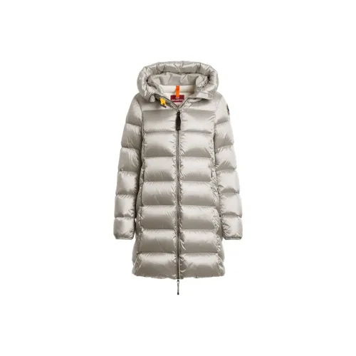 PARAJUMPERS Серебристо-белые Женские Пуховики
