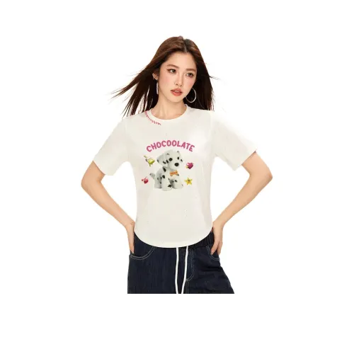 CHOCOOLATE T Рубашка Женская Абрикос