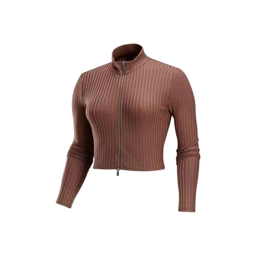 NIKE Коричневый Женские Трикотаж