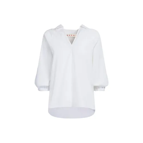 MARNI Рубашка Женская Оптический Белый Цвет