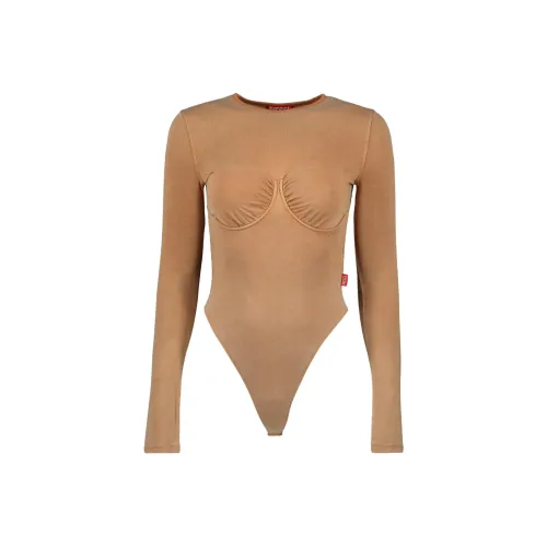 DIESEL SS25 Комбинезон Женский Светлый Умбра