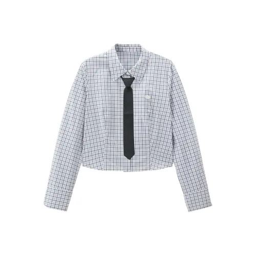 LEDIN Рубашка Женская Серебряная Свеча Серого цвета