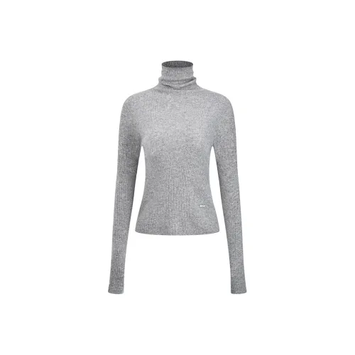 RARE Кашемир Свитер Женский Серый