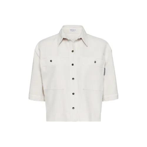 Brunello Cucinelli Белые Женские Рубашки