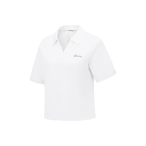 Skechers GODRI SS25 Поло Женские Bright White 0019