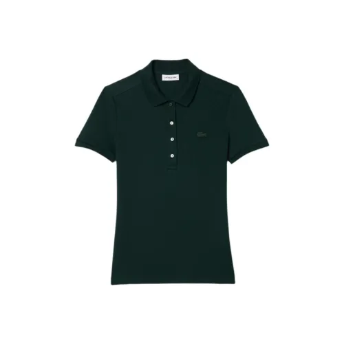LACOSTE Поло Женское Средний Зеленый
