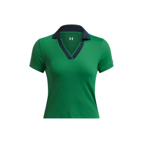 Under Armour Лесной зеленый Женские Поло