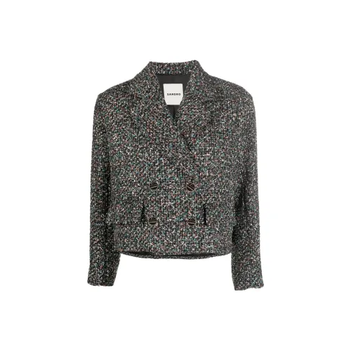 Sandro Черные Женские Куртки