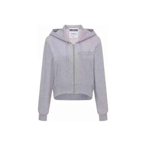 MOSCHINO Свитшот Женский Серый