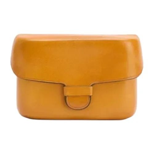 Lemaire Коровья кожа Держатель для карт Унисекс Оранжевый Желтый