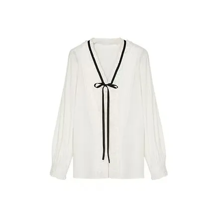 PLAY BUSH Белые Женские Рубашки