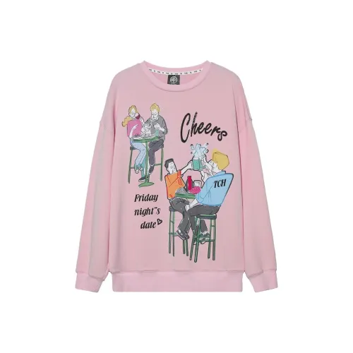 TCH Розовый Женские Свитшоты