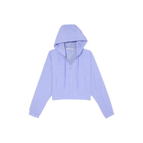 Victoria's Secret Парашют Укороченный Weekender Куртка Синий E Куртки Пальто Женские Синий Энергия