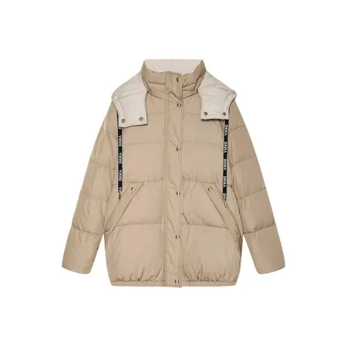 DKNY Верблюжий Женские Пуховики