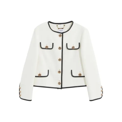 BEBE Куртки и Пальто Женские Естественный Белый