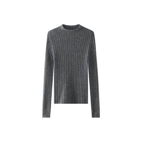 THE SEA LIFE Кашемировый свитер женский цвет клеверно-серый