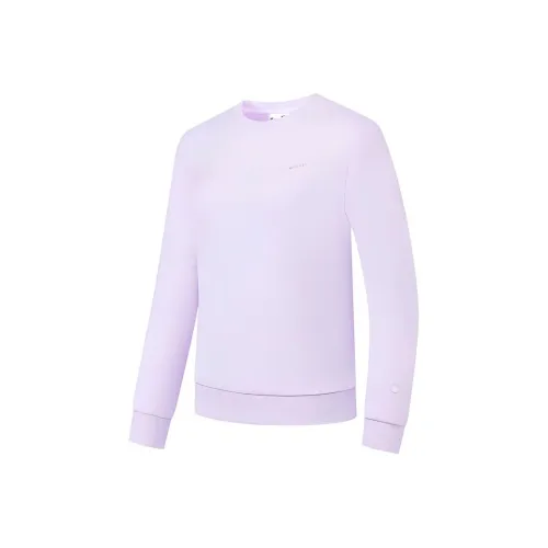 QIAODAN Свитшот Женский Рассвет Фиолетовый