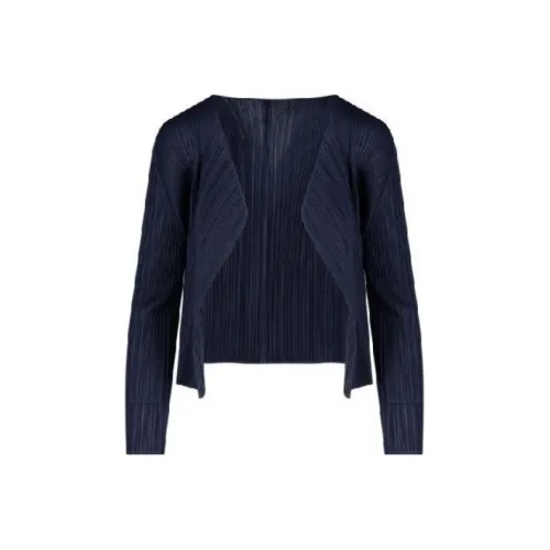 PLEATS PLEASE ISSEY MIYAKE Синие Женские Куртки