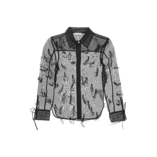 GANNI Черные Женские Рубашки