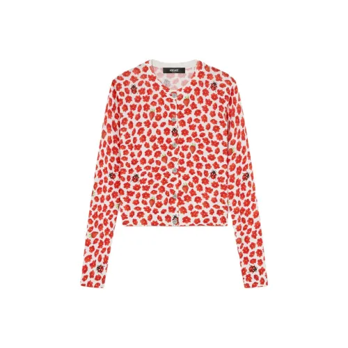 VERSACE FW24 Трикотаж Женский Красный Белый