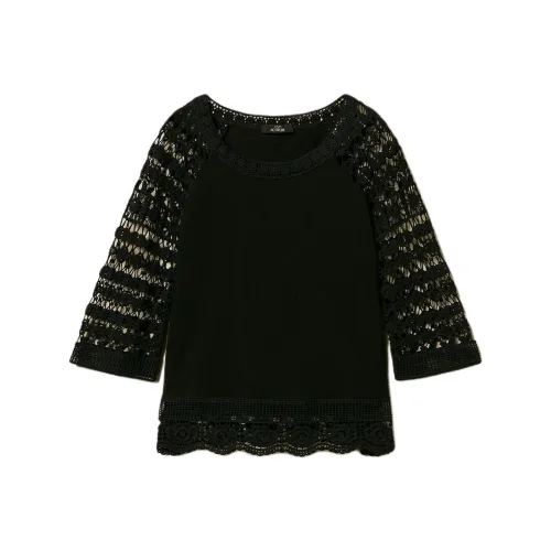 TWINSET Milano SS25 Рубашка Женская Черная