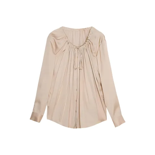 HERLAND x SHUILIAN Рубашка Женская Бежевая