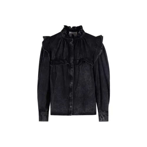 ISABEL MARANT ETOILE Рубашка Женская Выцветший Черный