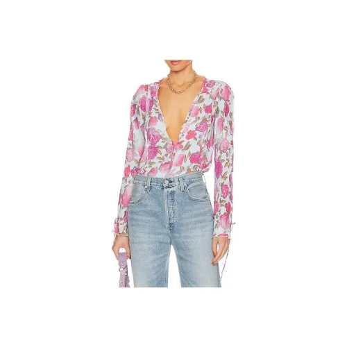 FREE PEOPLE Розовые Женские Рубашки