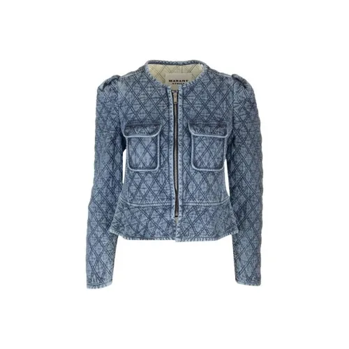 ISABEL MARANT ETOILE FW23 Куртки и пальто Женские Светло-синий