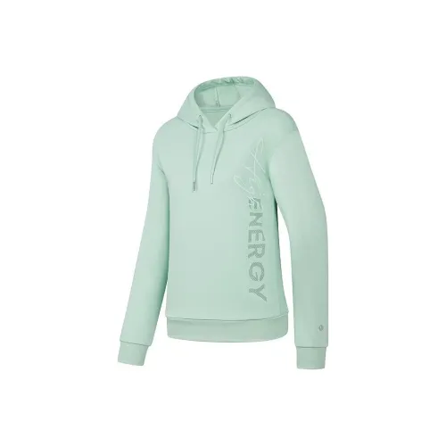 QIAODAN Толстовка Женская Туманный Дождь Зеленый